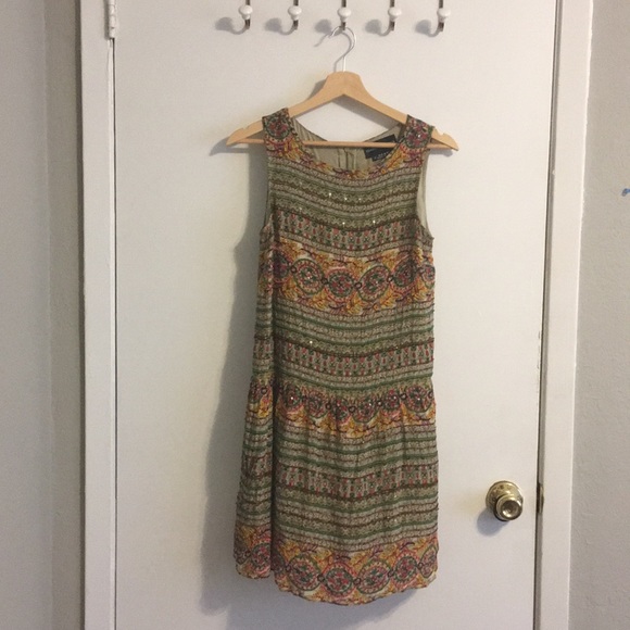 Hemant & Nandita beaded drop-waist dress - Picture 3 of 6